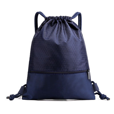 Borsa di scuola tropicale riutilizzabile su ordinazione del poliestere del cordone della borsa di corda di tirata per all'aperto