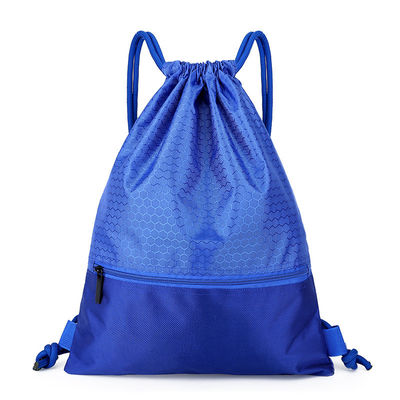 Borsa di scuola tropicale riutilizzabile su ordinazione del poliestere del cordone della borsa di corda di tirata per all'aperto