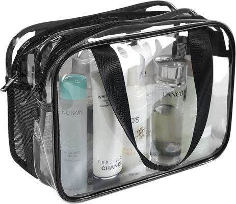 Borsa trasparente impermeabile di trucco di trucco della borsa dell'articolo da toeletta della borsa della grande borsa trasparente trasparente di viaggio