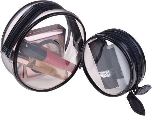 Il cosmetico del PVC di viaggio insacca le donne impermeabili e la chiara borsa trasparente durevole di trucco