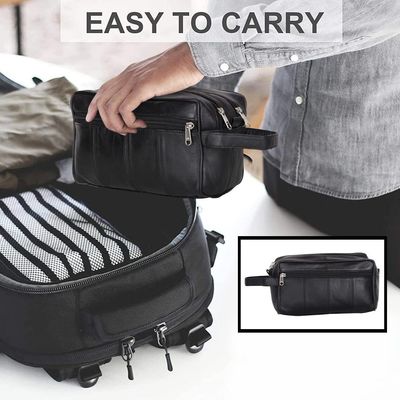 La borsa durevole dell'articolo da toeletta della capacità della lager che appende il corredo di Dopp per gli uomini innaffia la borsa di rasatura resistente per il viaggio