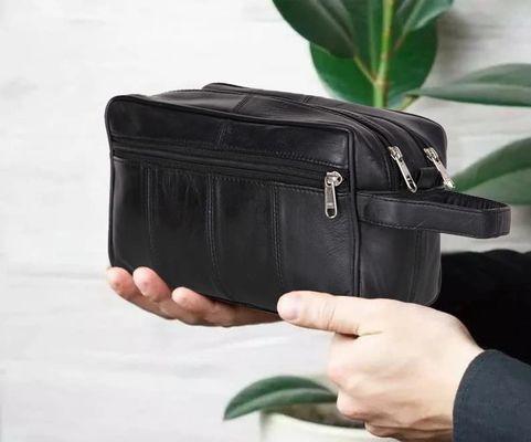 La borsa durevole dell'articolo da toeletta della capacità della lager che appende il corredo di Dopp per gli uomini innaffia la borsa di rasatura resistente per il viaggio