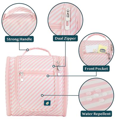 Organizzatore d'attaccatura resistente For Women Men della borsa dell'articolo da toeletta di viaggio dell'acqua
