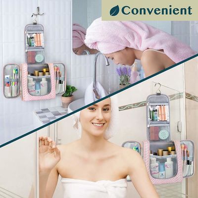 Organizzatore d'attaccatura resistente For Women Men della borsa dell'articolo da toeletta di viaggio dell'acqua