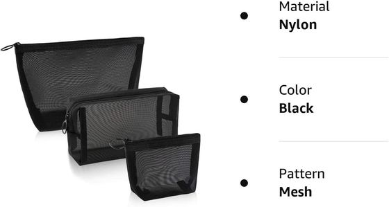 Resistente di acqua leggero della borsa di trucco della borsa dell'articolo da toeletta di viaggio con la maniglia pratica