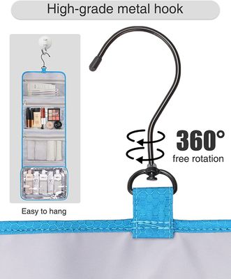 Doccia cosmetica impermeabile di Case For Bathroom dell'organizzatore di stoccaggio della borsa blu di trucco