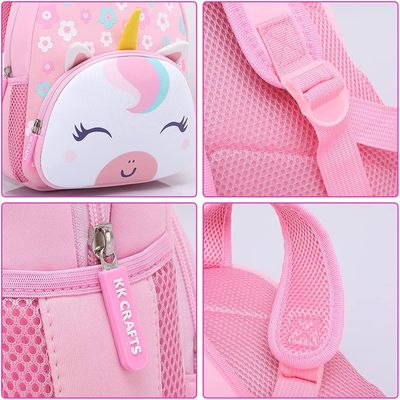 scatola di pranzo impermeabile della cartella animale del neoprene del fumetto 3D Carry Bag For Kids