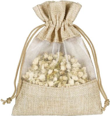 Sacchetti puri dei gioielli della borsa del regalo del cordone delle borse della tela da imballaggio durevole leggera per il favore di festa nuziale di Candy