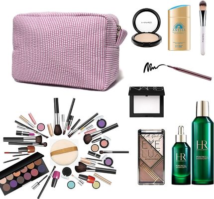 sacchetto cosmetico di viaggio della borsa di progettazione durevole leggera della maniglia - grande borsa dell'articolo da toeletta di Bag Zipper Purse dell'organizzatore di trucco