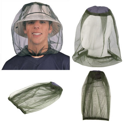 Anti zanzariera da pesca all'aperto del cappuccio per la camma di viaggio di Mesh Head Net Face Protector dell'insetto del cappello della cosa repellente di insetto della zanzara del fronte