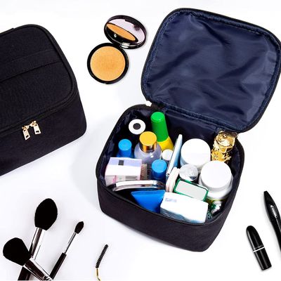 Organizzatore cosmetico portatile Storage Case della borsa antiurto di trucco piccolo con la maniglia per gioielli, rossetto, scatola cosmetica