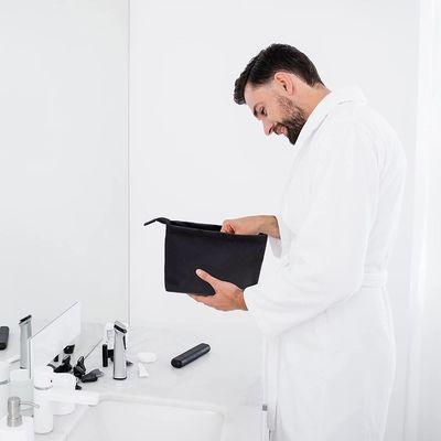 Organizzatore portatile di trucco della grande di viaggio borsa impermeabile dell'articolo da toeletta, viaggio resistente all'acqua che rade borsa