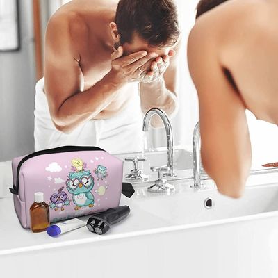 Il cosmetico impermeabile molle della capacità grande insacca con la chiusura lampo per le donne viaggia borsa portatile di stoccaggio del sacchetto di trucco