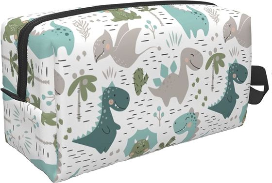 Grandi accessori di viaggio di trucco del sacchetto cosmetico molle sveglio della borsa per la chiusura lampo impermeabile dei regali del ragazzo