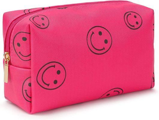 Organizzatore cosmetico impermeabile Cute Portable  della borsa di gusto squisito di cuoio di trucco dell'unità di elaborazione