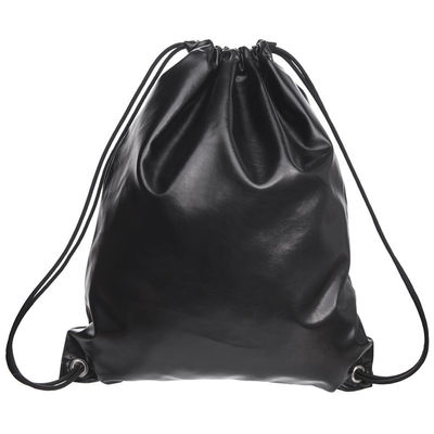 Borsa di corda impermeabile di stoccaggio dell'unità di elaborazione di cordone della cuffia avricolare di cuoio su ordinazione delle borse
