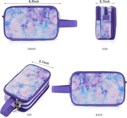 Borsa dell'articolo da toeletta di viaggio per poco giovane viaggio d'attaccatura impermeabile teenager della borsa del lavaggio di trucco cosmetico delle ragazze