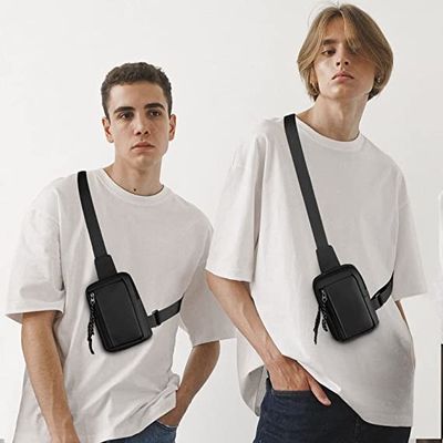 Borsa casuale del petto del telefono del piccolo sacco per cadaveri inter- impermeabile delle donne degli uomini per l'escursione di viaggio