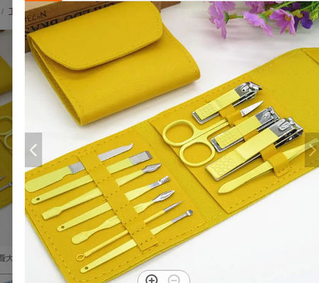 L'unghia Clippers dell'insieme di manicure foggia le forbici Kit For Manicure Tools delle taglierine dell'unghia del cucchiaio dell'orecchio di acciaio inossidabile della famiglia 4/12/16Pcs
