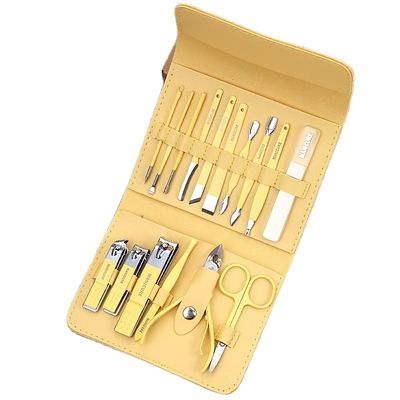 L'unghia Clippers dell'insieme di manicure foggia le forbici Kit For Manicure Tools delle taglierine dell'unghia del cucchiaio dell'orecchio di acciaio inossidabile della famiglia 4/12/16Pcs