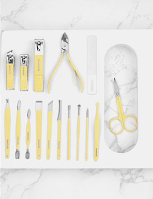 L'unghia Clippers dell'insieme di manicure foggia le forbici Kit For Manicure Tools delle taglierine dell'unghia del cucchiaio dell'orecchio di acciaio inossidabile della famiglia 4/12/16Pcs