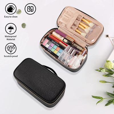 Piccola borsa cosmetica, borsa sveglia portatile di trucco di viaggio per le donne e ragazze