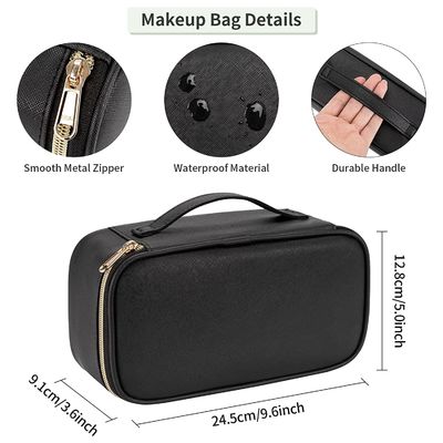 Piccola borsa cosmetica, borsa sveglia portatile di trucco di viaggio per le donne e ragazze