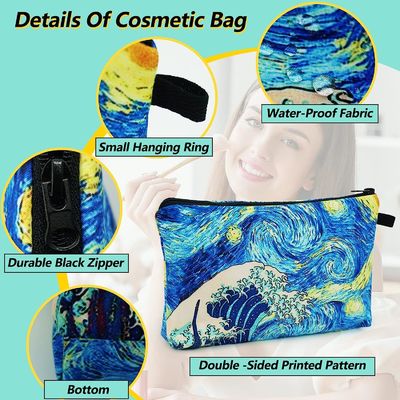 Borsa impermeabile leggera di trucco di viaggio per le donne