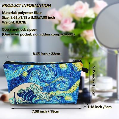 Borsa impermeabile leggera di trucco di viaggio per le donne