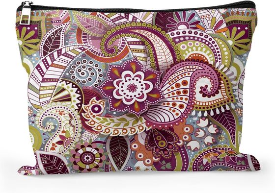 Borsa impermeabile dell'articolo da toeletta di viaggio di Mandala Cosmetic Bag For Women della borsa di trucco