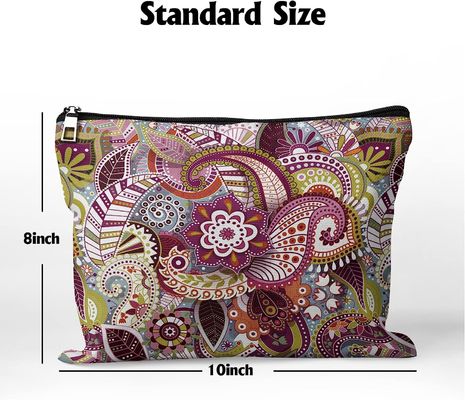 Borsa impermeabile dell'articolo da toeletta di viaggio di Mandala Cosmetic Bag For Women della borsa di trucco