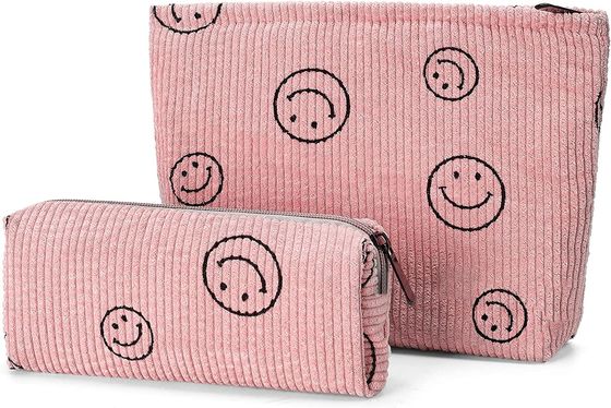Le borse cosmetiche molli antiurto per le donne viaggiano rosa piccolo compongono il sacchetto della spazzola