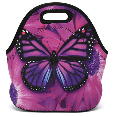 La borsa più fresca SBR del neoprene impermeabile di progettazione della farfalla ha isolato signora Tote Customized