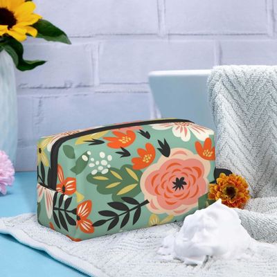 Borsa cosmetica impermeabile multifunzionale Digital dell'articolo da toeletta delle borse stampata