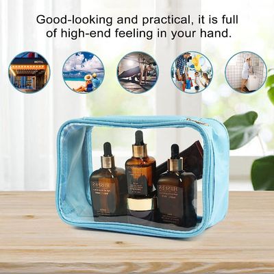 Borsa impermeabile antiurto e durevole di alta qualità chiara dell'articolo da toeletta per il viaggio