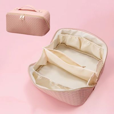 I cosmetici della borsa di trucco di modo insaccano il tessuto dell'unità di elaborazione impermeabile ed a prova d'umidità