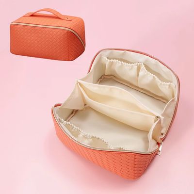 I cosmetici della borsa di trucco di modo insaccano il tessuto dell'unità di elaborazione impermeabile ed a prova d'umidità