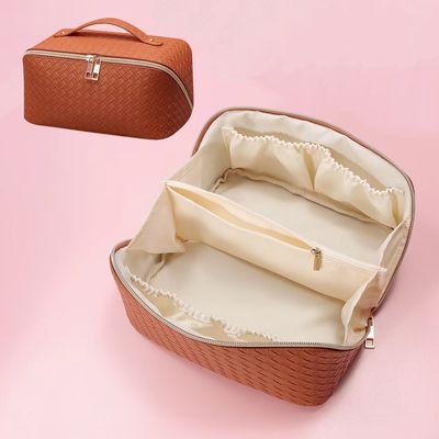 I cosmetici della borsa di trucco di modo insaccano il tessuto dell'unità di elaborazione impermeabile ed a prova d'umidità