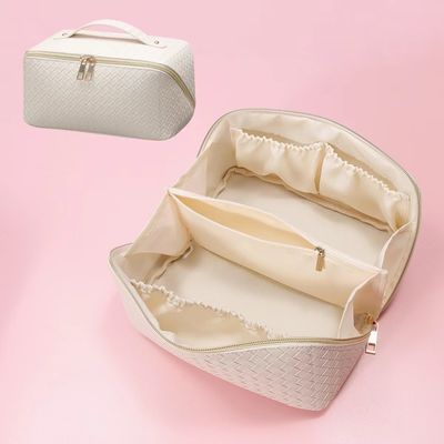 I cosmetici della borsa di trucco di modo insaccano il tessuto dell'unità di elaborazione impermeabile ed a prova d'umidità