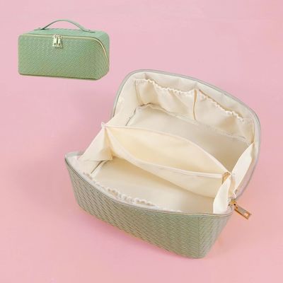 I cosmetici della borsa di trucco di modo insaccano il tessuto dell'unità di elaborazione impermeabile ed a prova d'umidità