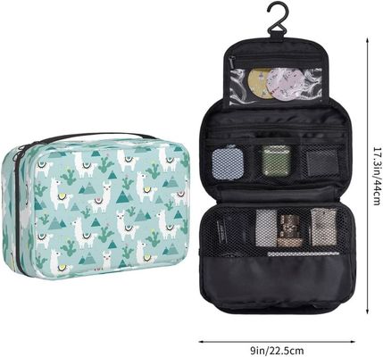 Borsa da viaggio Cactus e montagne Borsa da toilette appesa Borsa da trucco per ufficio scolastico
