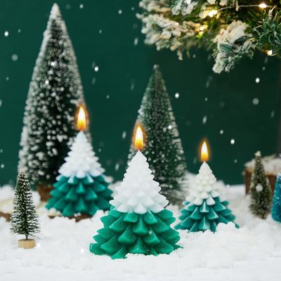 Albero di Natale candele profumate a forma di albero candele domestiche regalo per la festa di Natale