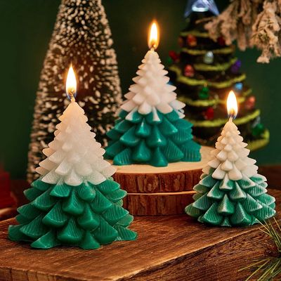 Albero di Natale candele profumate a forma di albero candele domestiche regalo per la festa di Natale