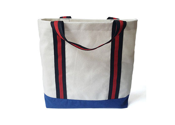 Sacchetti della spesa bianchi e blu di Tote Bags Grocery Reusable Canvas della tela