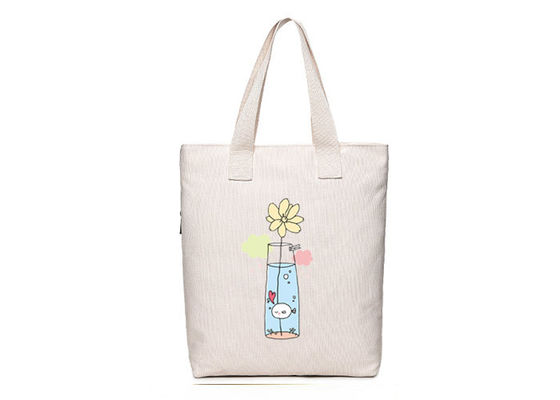 Acquisto Tote Shopper Bag Canvas Eco alla moda amichevole con la chiusura della chiusura lampo