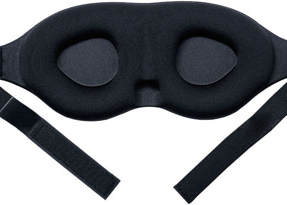 servizio pieghevole di seta dell'OEM della maschera di occhio di sonno del raso 3D di 25*10cm