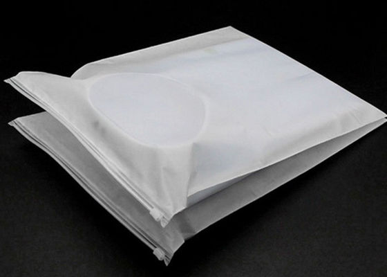 Materia plastica delle chiare della chiusura lampo dell'indumento borse di imballaggio di plastica per i vestiti