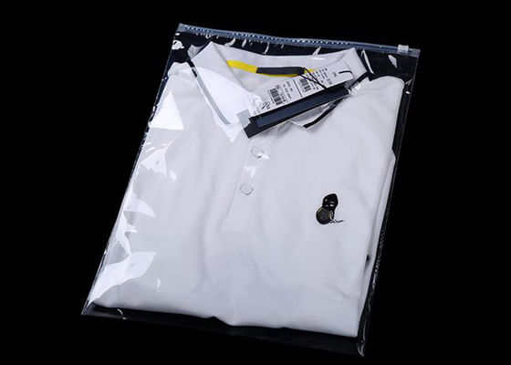 L'imballaggio di plastica richiudibile della posta dell'indumento insacca borse della serratura dello zip le poli per i vestiti di spedizione